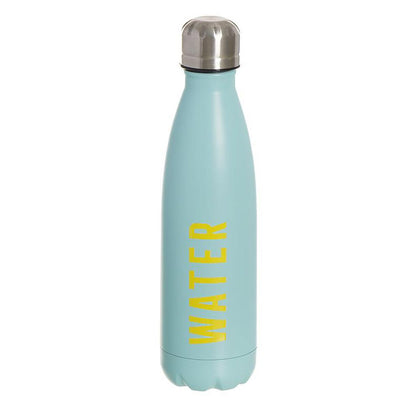 Botella Acero Inoxidable 500ml Water Azul