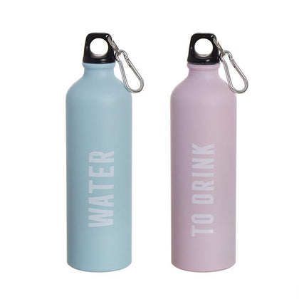 Botella De Aluminio 750ml 2 Modelos Surtidos