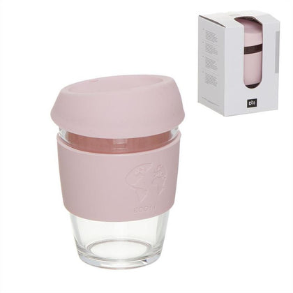 Vaso para Café Reutilizable 360ml Rosa
