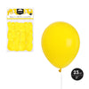 Globo Amarillo 23cm Látex 100 Uds