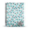 OHMYPOP Multicolor Cuaderno Cuadrícula A5 Pandicornio