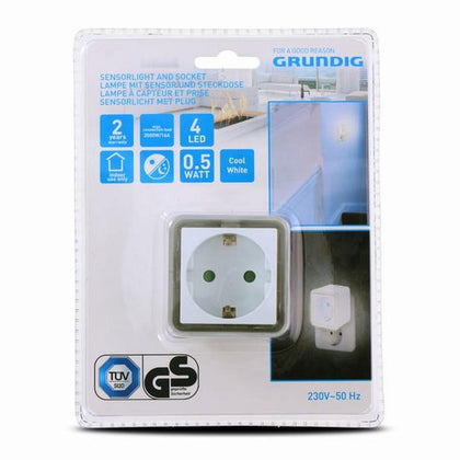 Luz con Sensor y Enchufe Grundig