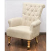 Sillón Capitone Lino Beige