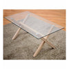 Mesa de Centro Lateral Aspa Metal