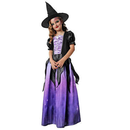 Disfraz Bruja Morada Infantil