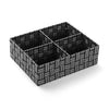 Caja de 4 Compartimentos Gris