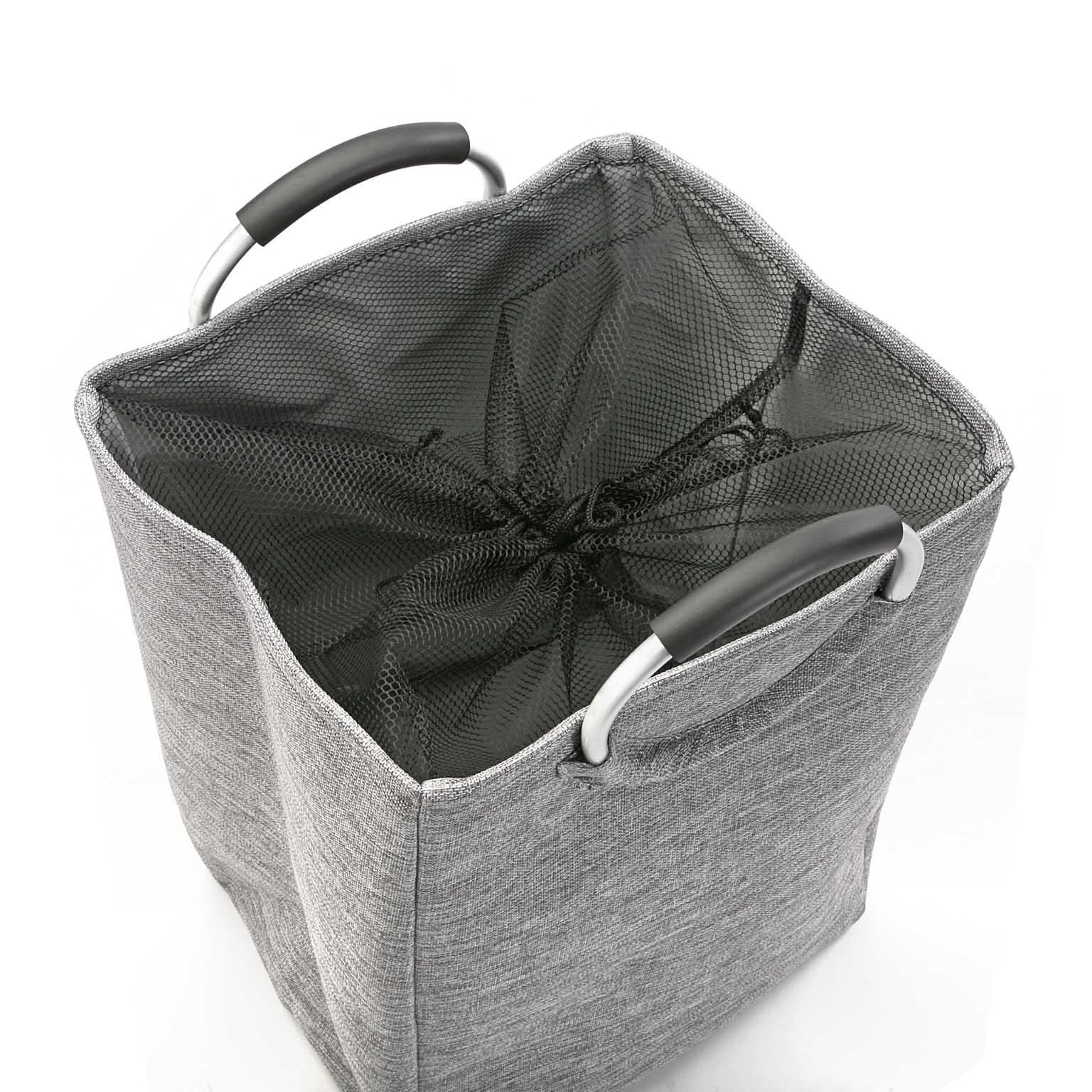 Cesta de Ropa con Asas Beige