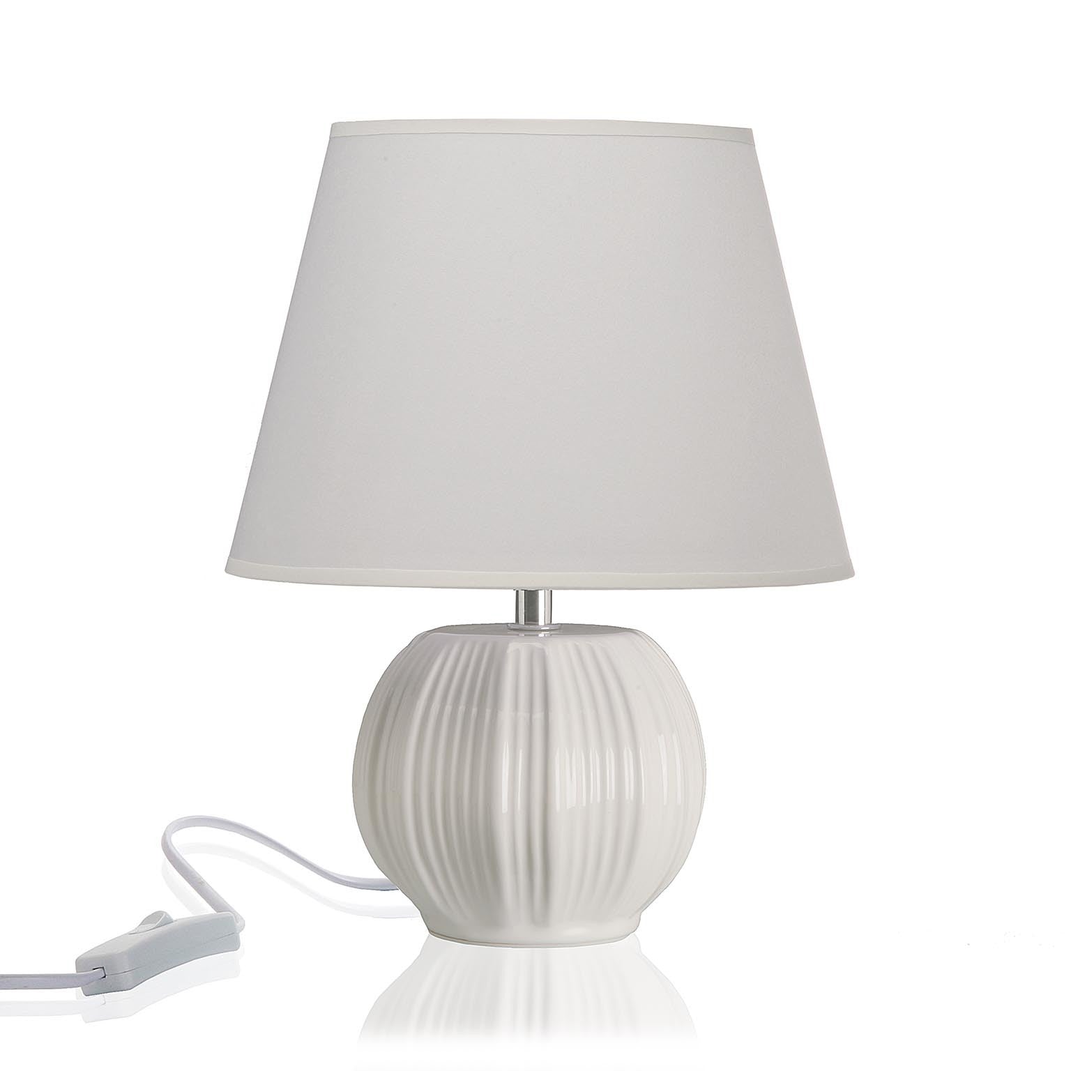 Lámpara de Mesa Blanca