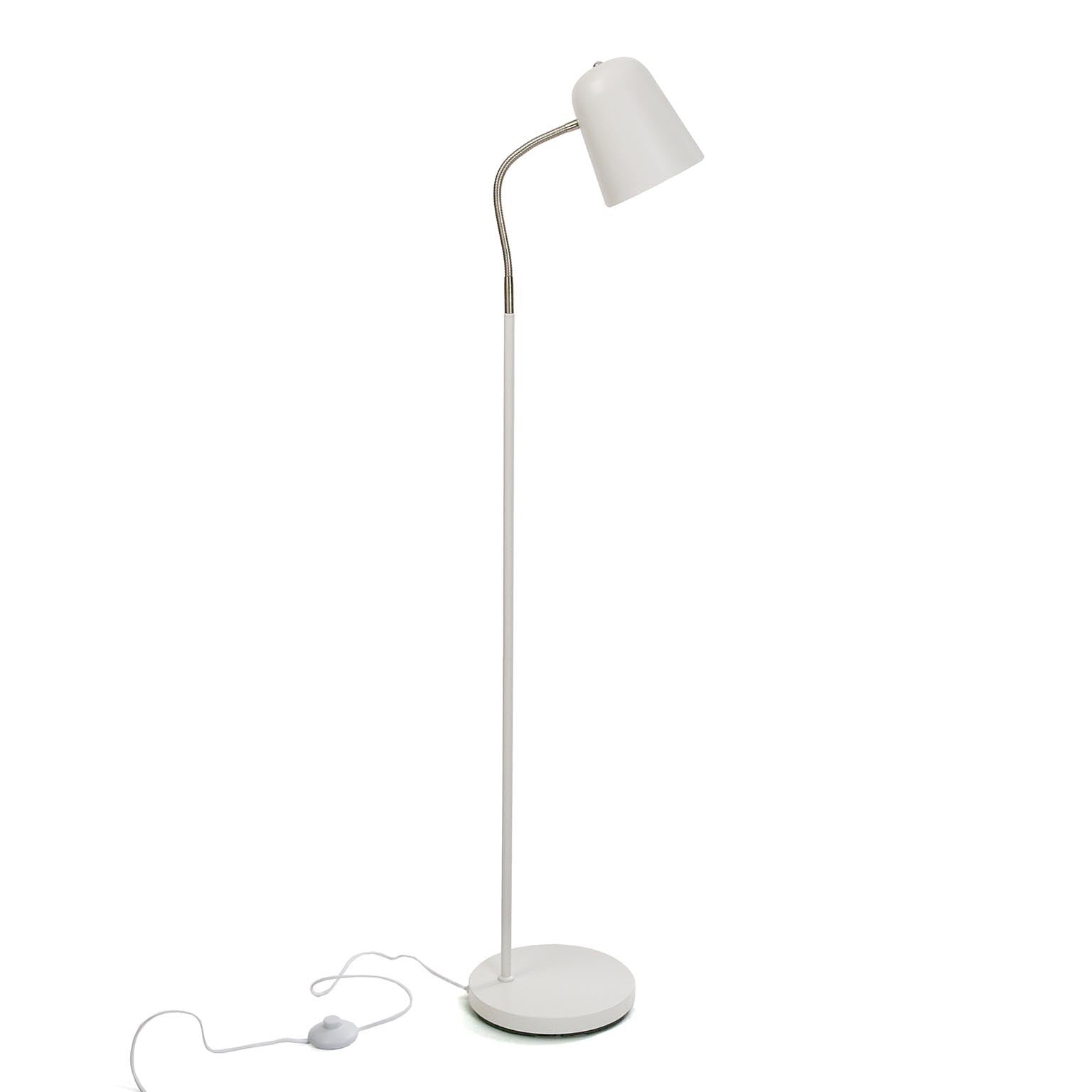 Lámpara de Suelo Blanca 142cm