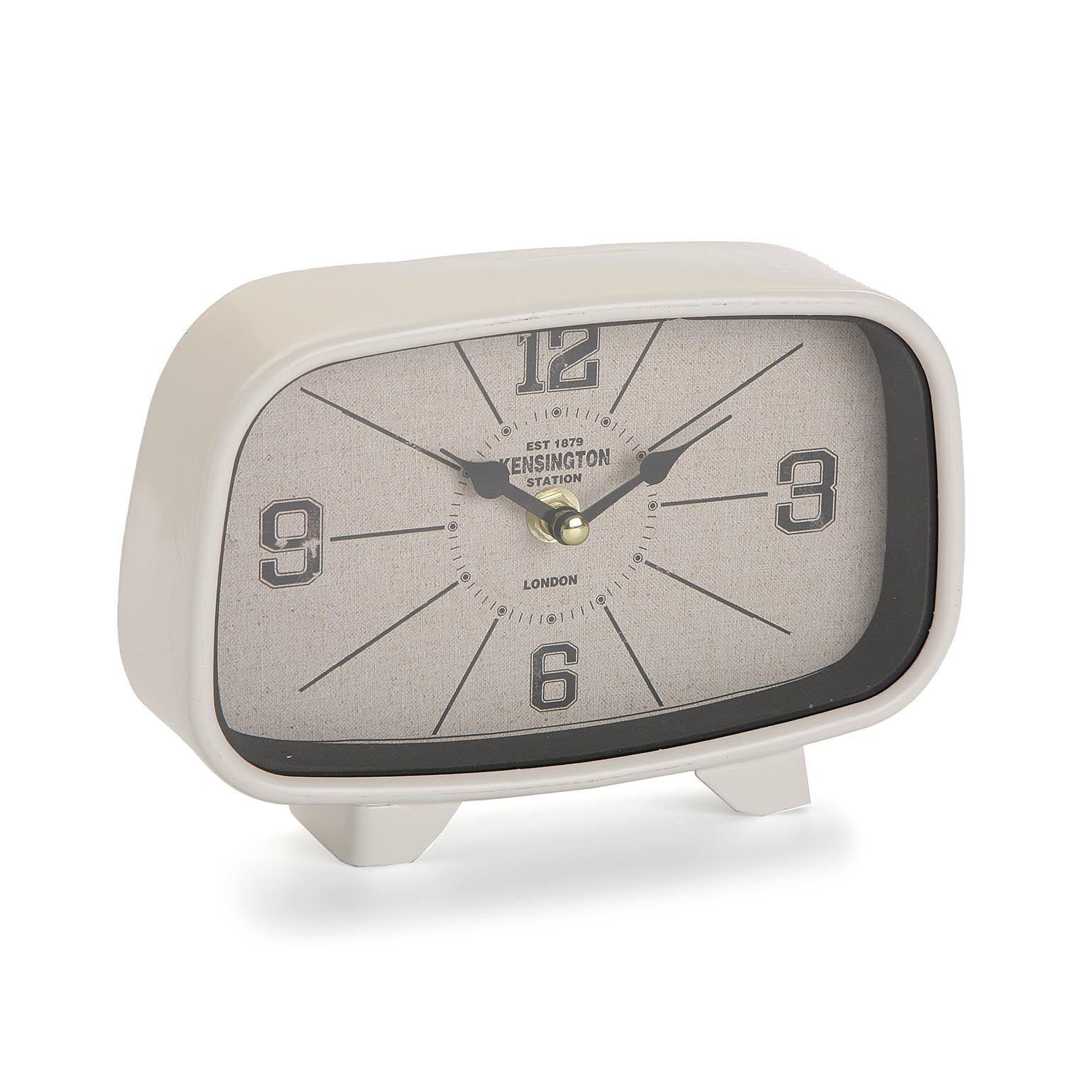 Reloj de Mesa Blanco 19cm