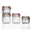 Set 4 Tarros de Cristal